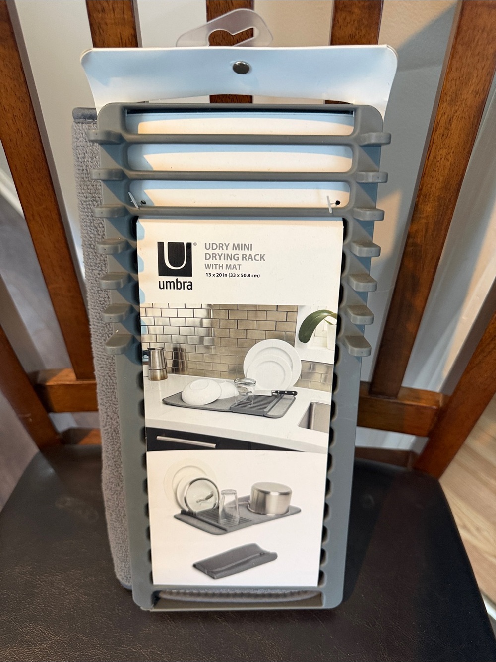 NWT Umbra UDry Mini Drying Mat with Rack